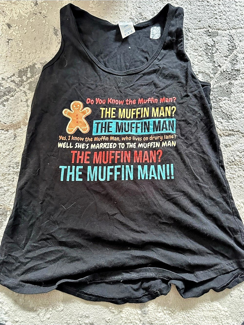 Shrek themed tank top